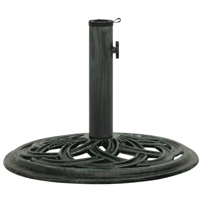 Vintage Heavy Cast Iron Umbrella Stand With Handle Wrought